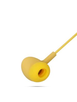 yellow plastic in ear phones - 16202072 - Standard Image - 5