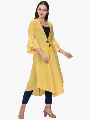 yellow cotton shrug - 16202875 - Standard Image - 2