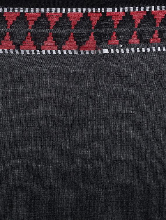 black viscose scarf - 16203051 - Zoom Image - 2