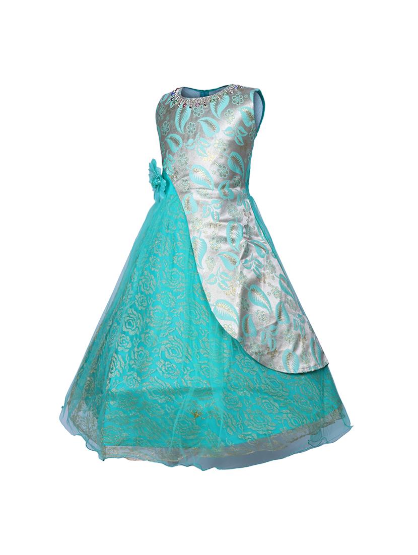 light blue net party gown - 16203367 - Zoom Image - 2
