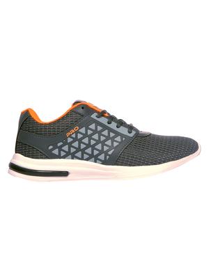 grey mesh lace up sport shoes - 16203687 - Standard Image - 2