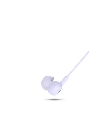 white plastic in ear phones - 16204150 - Standard Image - 5