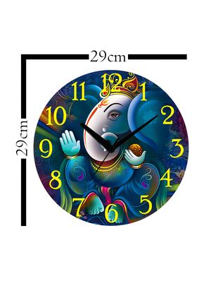 Studio Shubham wooden Lord Ganesha wall clock(29cmx29cmx3cm) - 16204526 - Standard Image - 2