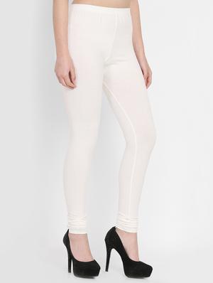 white cotton leggings - 16204614 - Standard Image - 2