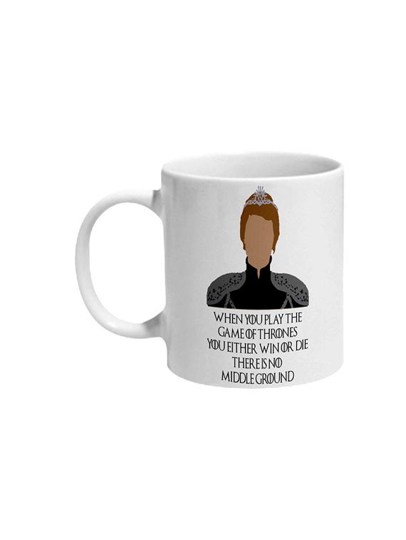 game of thrones cersei win or die quote ceramic mug - 16206702 - Zoom Image - 2