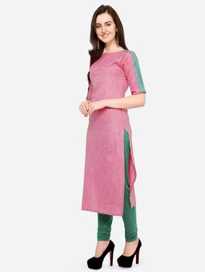 Contrast straight kurta - 16206771 - Standard Image - 2