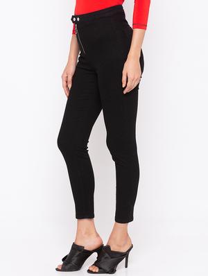 zipper detail high rise jegging - 16206872 - Standard Image - 2