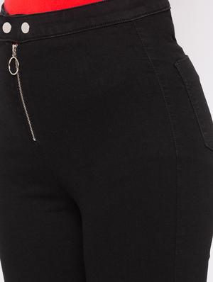 zipper detail high rise jegging - 16206872 - Standard Image - 5