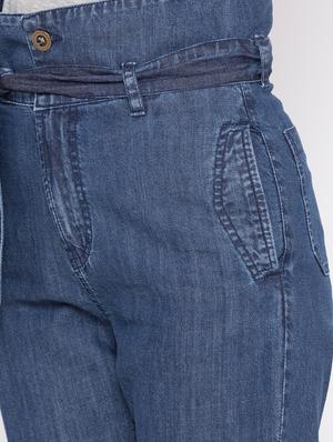 tie knot high rise jeans - 16208056 - Standard Image - 5