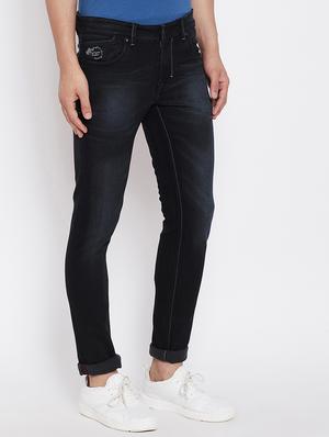 black denim light washed jeans - 16208080 - Standard Image - 2