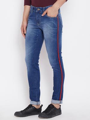 blue denim heavy washed jeans - 16208084 - Standard Image - 2