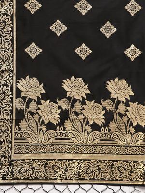 floral zari motifs banarasi dupatta - 16209699 - Standard Image - 2