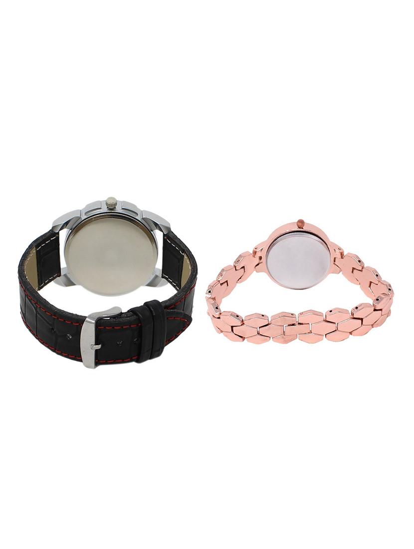 set of 2 analog couple watches(AD-03-LK-215) - 16211320 - Zoom Image - 2