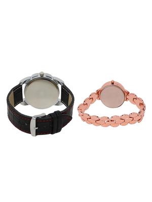 set of 2 analog couple watches(AD-03-LK-222) - 16211324 - Standard Image - 2
