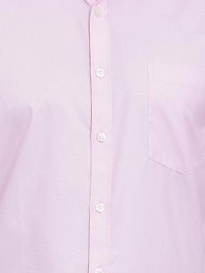 pink solid formal shirt - 16215050 - Standard Image - 5