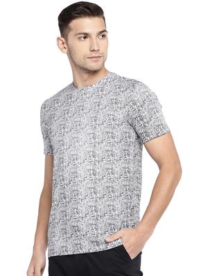 grey all over print t-shirt - 16215481 - Standard Image - 2