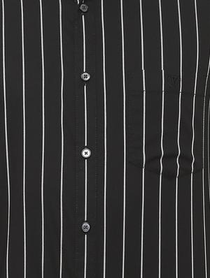 black striped casual shirt - 16215576 - Standard Image - 5