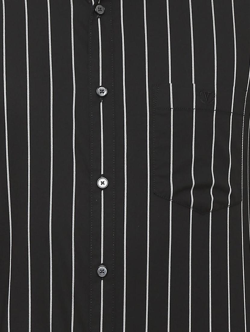 black striped casual shirt - 16215576 - Zoom Image - 5