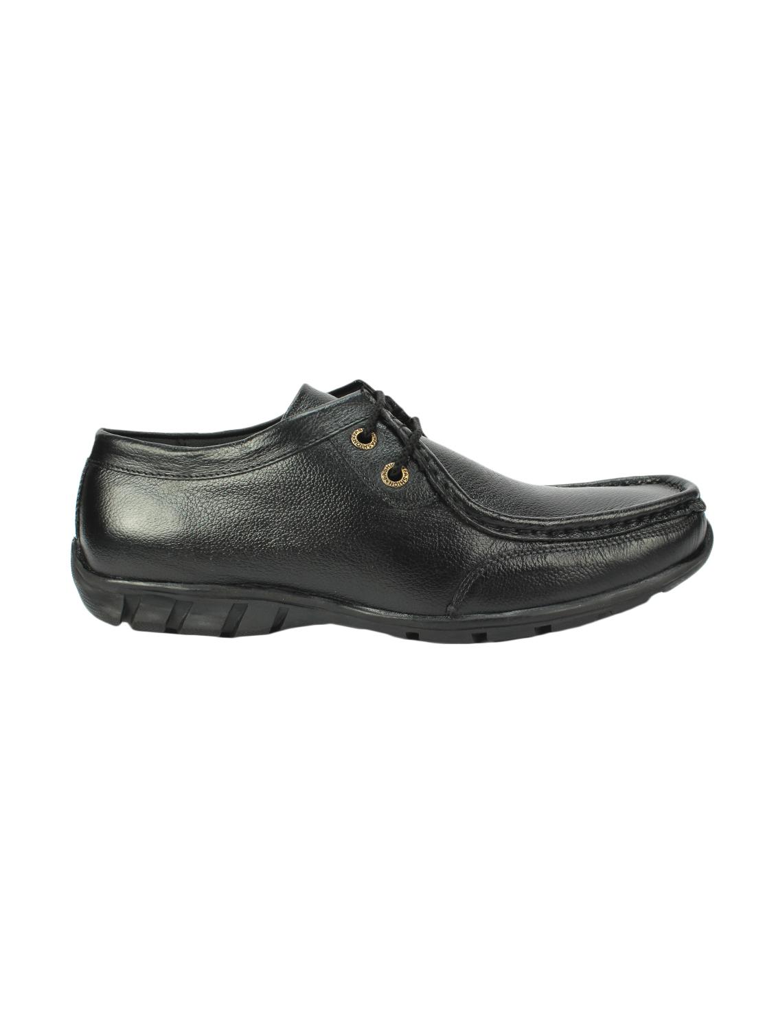 black leather lace-up derbys - 16216103 - Zoom Image - 2