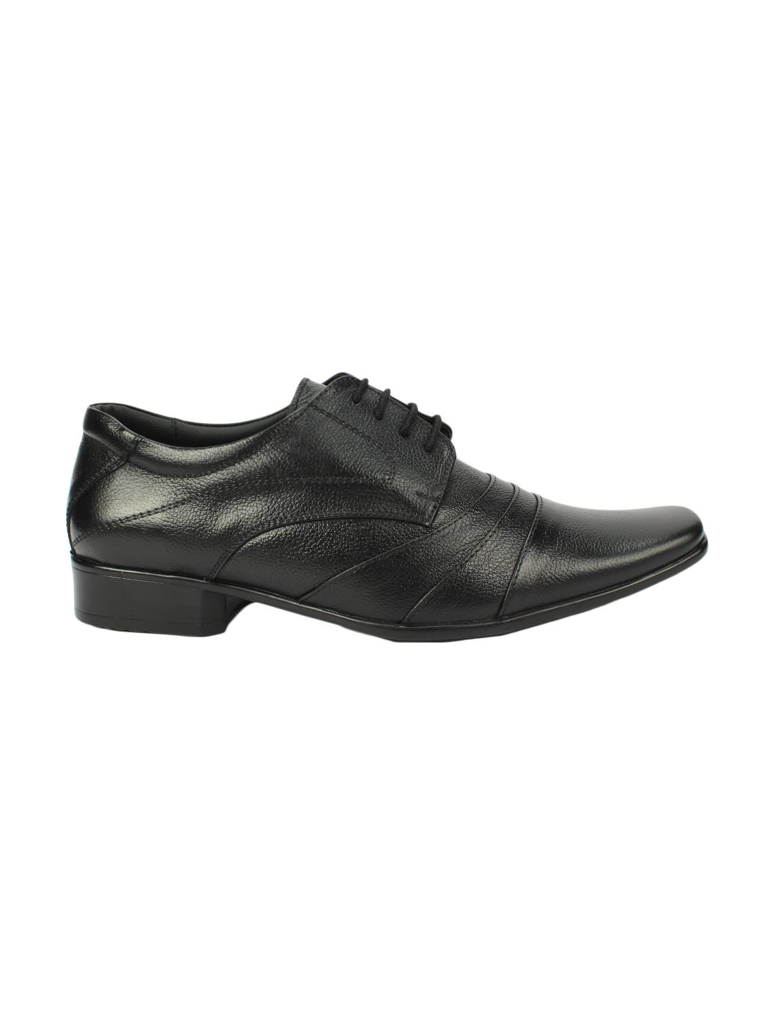 black leather lace-up derbys - 16216105 - Zoom Image - 2