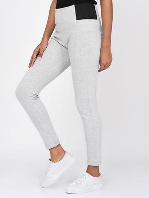 contrast detail high rise jegging - 16217805 - Standard Image - 2