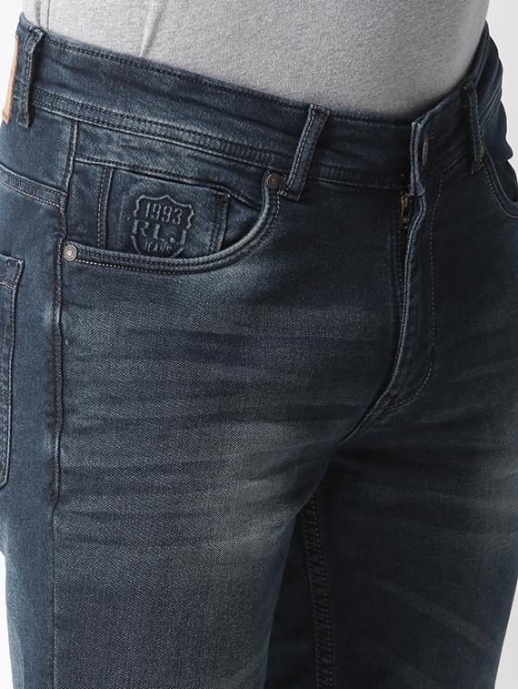 blue heavy washed jeans - 16218069 - Zoom Image - 5
