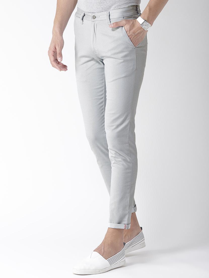 grey solid chinos - 16218093 - Zoom Image - 2