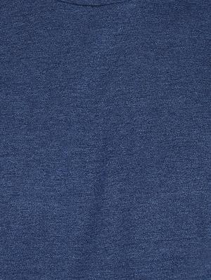 blue solid t-shirt - 16218802 - Standard Image - 5