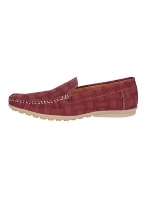 red printed slip on loafers - 16220728 - Standard Image - 2