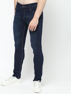 navy blue light washed jeans - 16221262 - Standard Image - 2