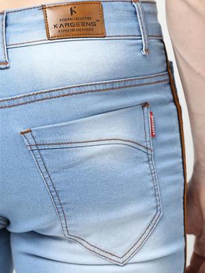 blue light washed jeans - 16221265 - Standard Image - 5