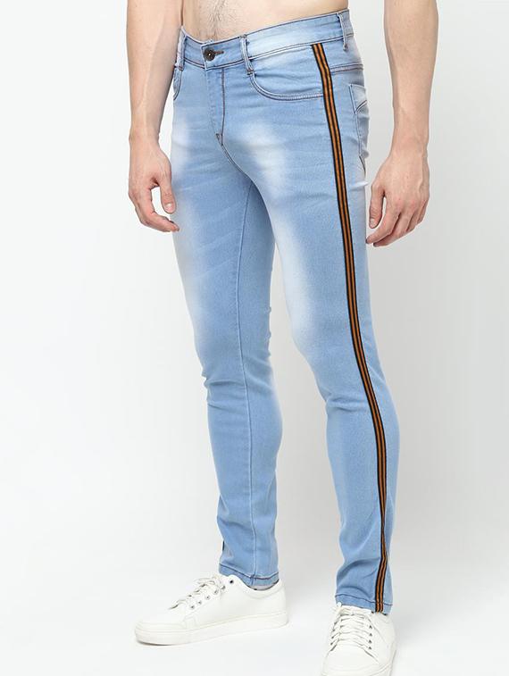 blue light washed jeans - 16221265 - Zoom Image - 2