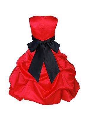 red polyester frock - 16221652 - Standard Image - 2