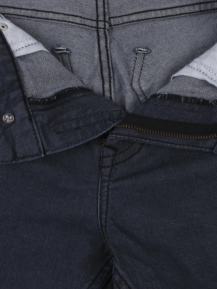 grey cotton blend plain jeans - 16222261 - Zoom Image - 5