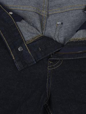 navy blue solid plain jeans - 16222290 - Standard Image - 5