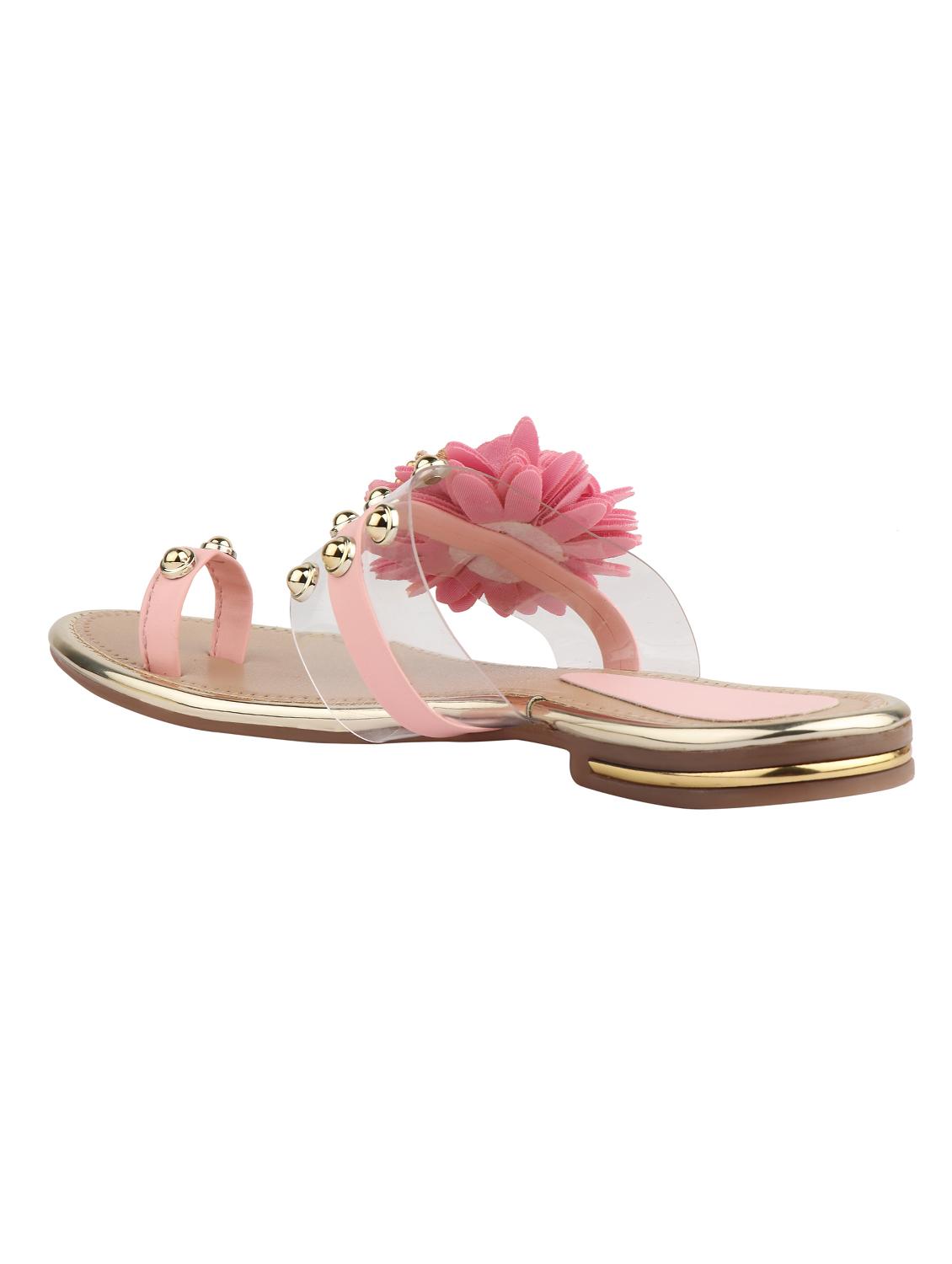 pink one toe sandals - 16222967 - Zoom Image - 2