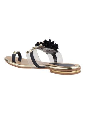 black one toe sandals - 16222968 - Standard Image - 2