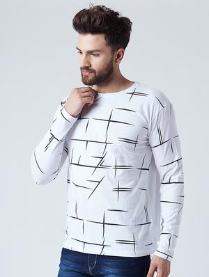 white front print t-shirt - 16225392 - Standard Image - 2