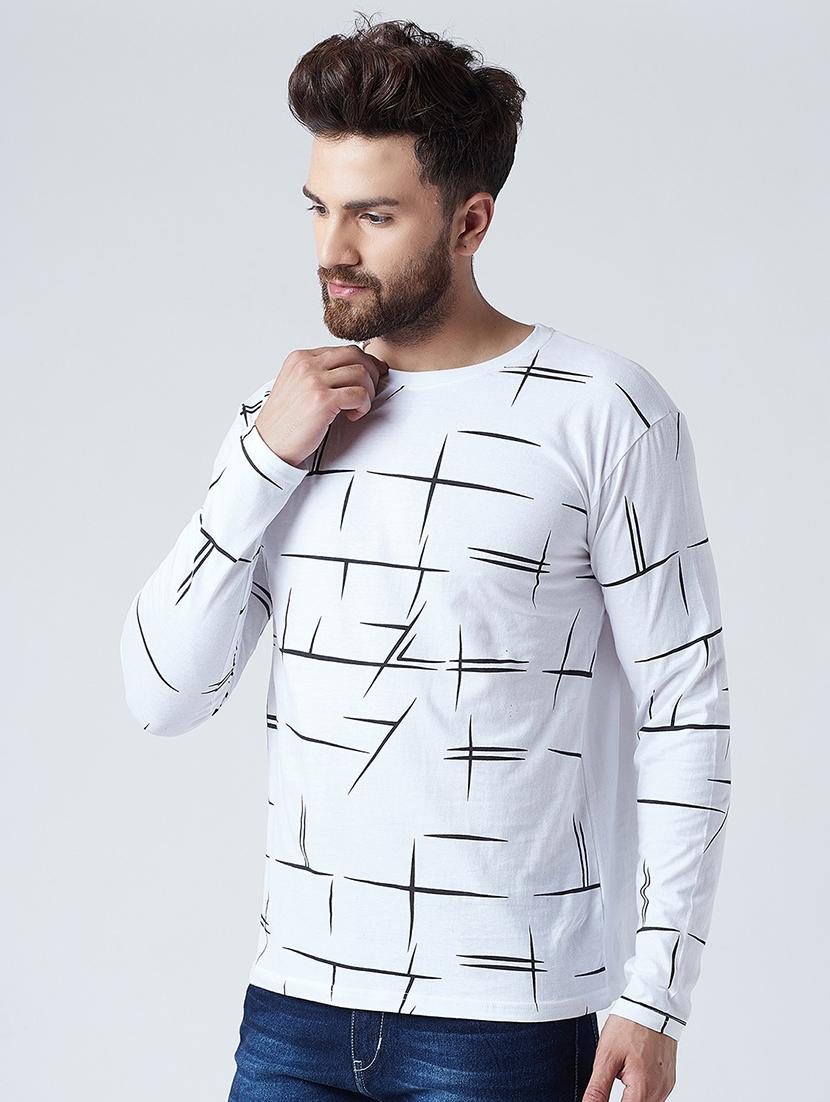 white front print t-shirt - 16225392 - Zoom Image - 2