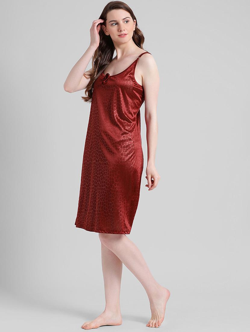 knot detail animal print nighty - 16225790 - Zoom Image - 2