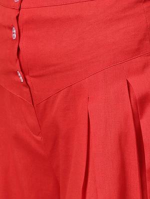 high rise pleated palazzo - 16225921 - Standard Image - 5