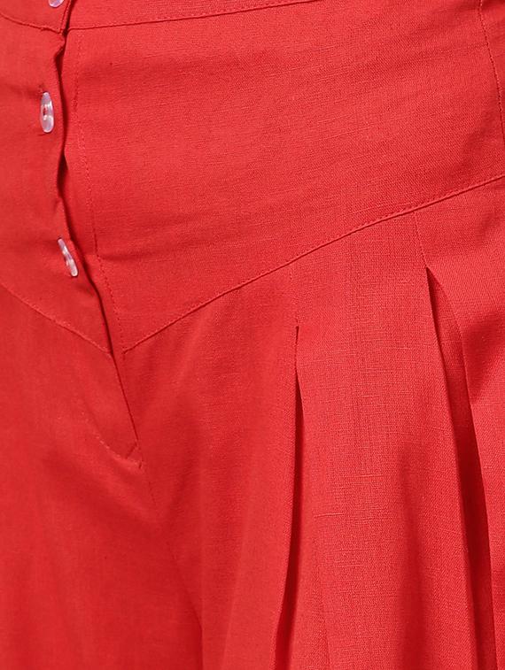 high rise pleated palazzo - 16225921 - Zoom Image - 5