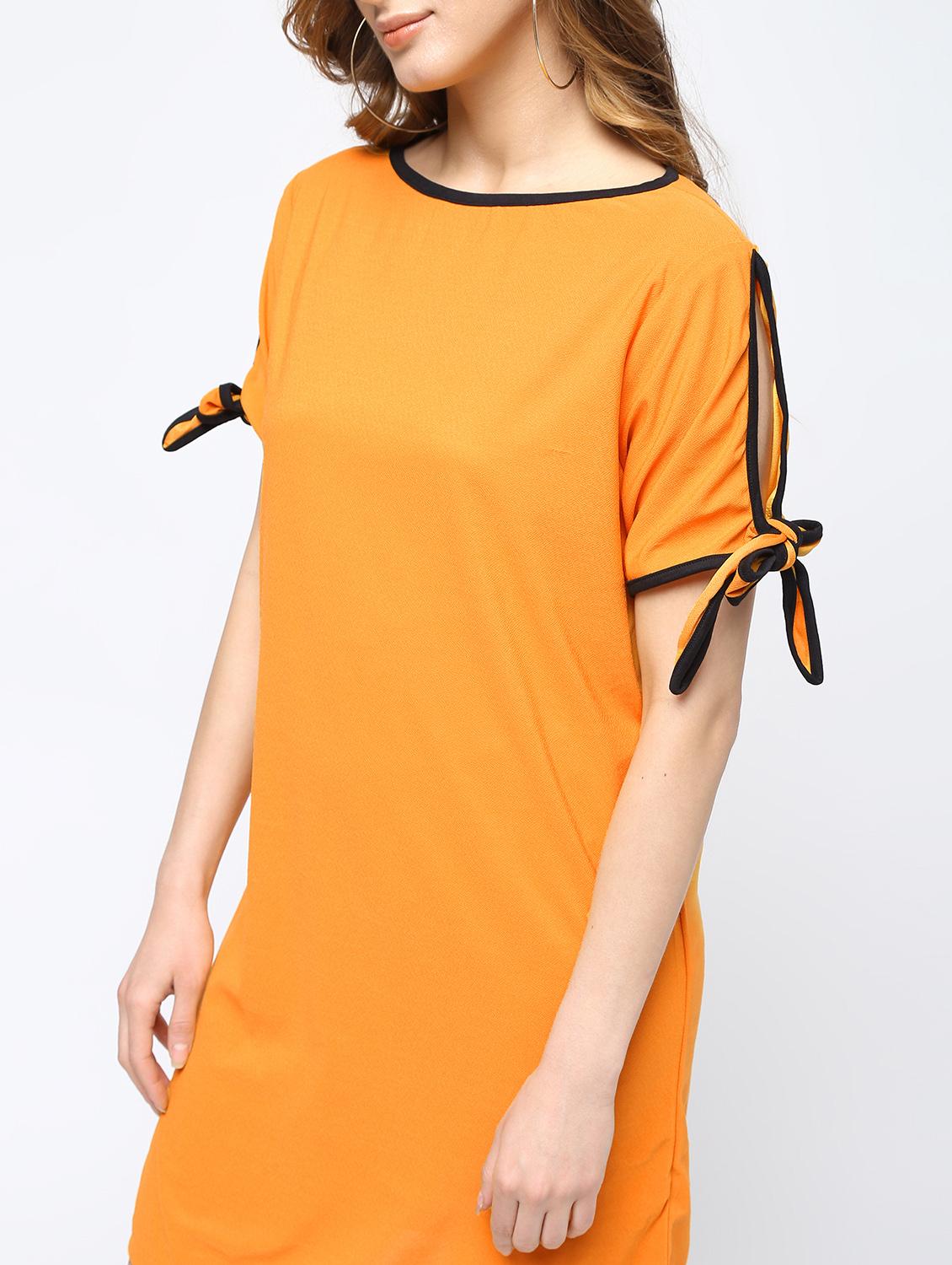 contrast piped shift dress - 16226131 - Zoom Image - 5