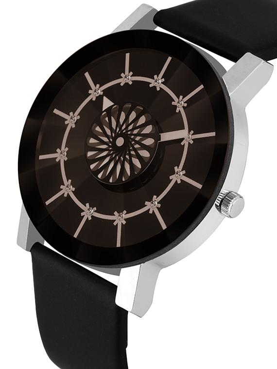 Shunya New Acrrective Analong Crystal Glass Watch - For Men And Boy's - 16226178 - Zoom Image - 2
