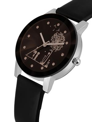 Shunya New Cupal Printed Analog Dial Crystal Glass Watch - For Women And Girl's - 16226444 - Standard Image - 2