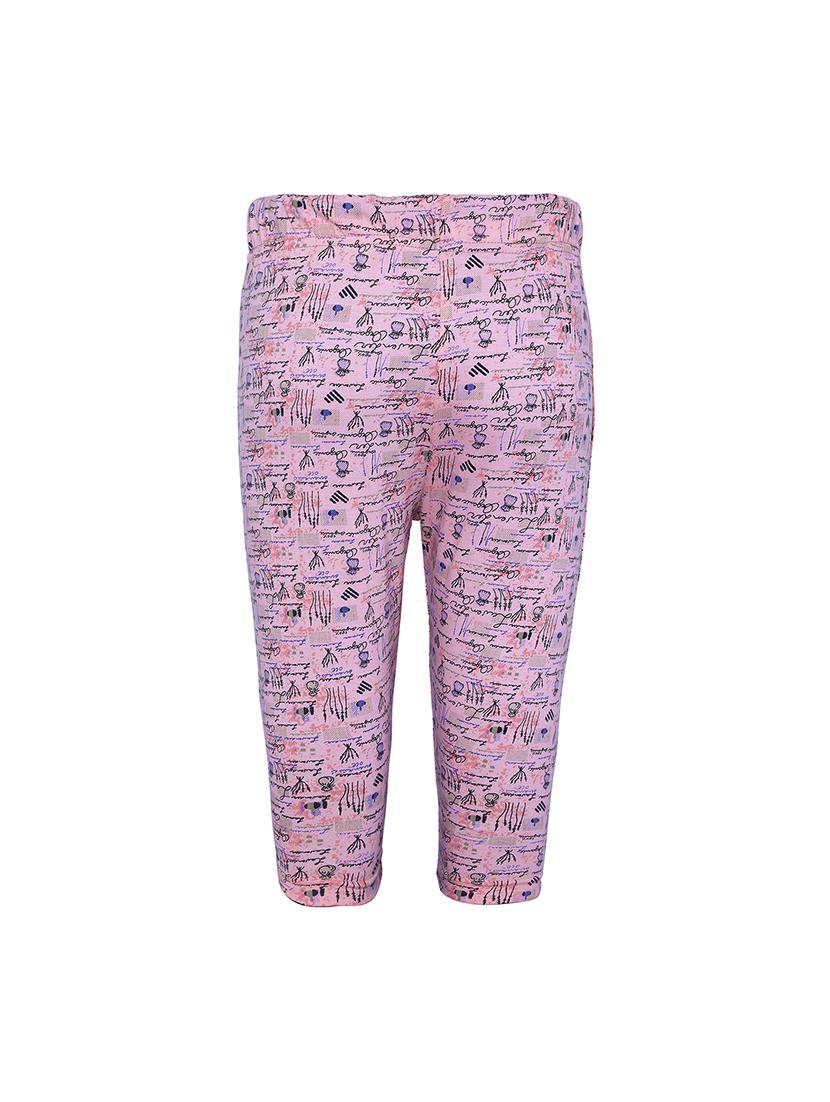 pink and black cotton three fourths shorts - 16227372 - Zoom Image - 5