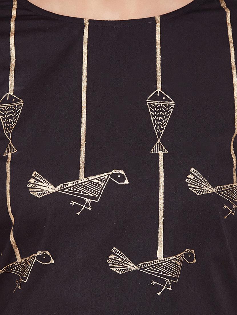foil printed blouse - 16228265 - Zoom Image - 5