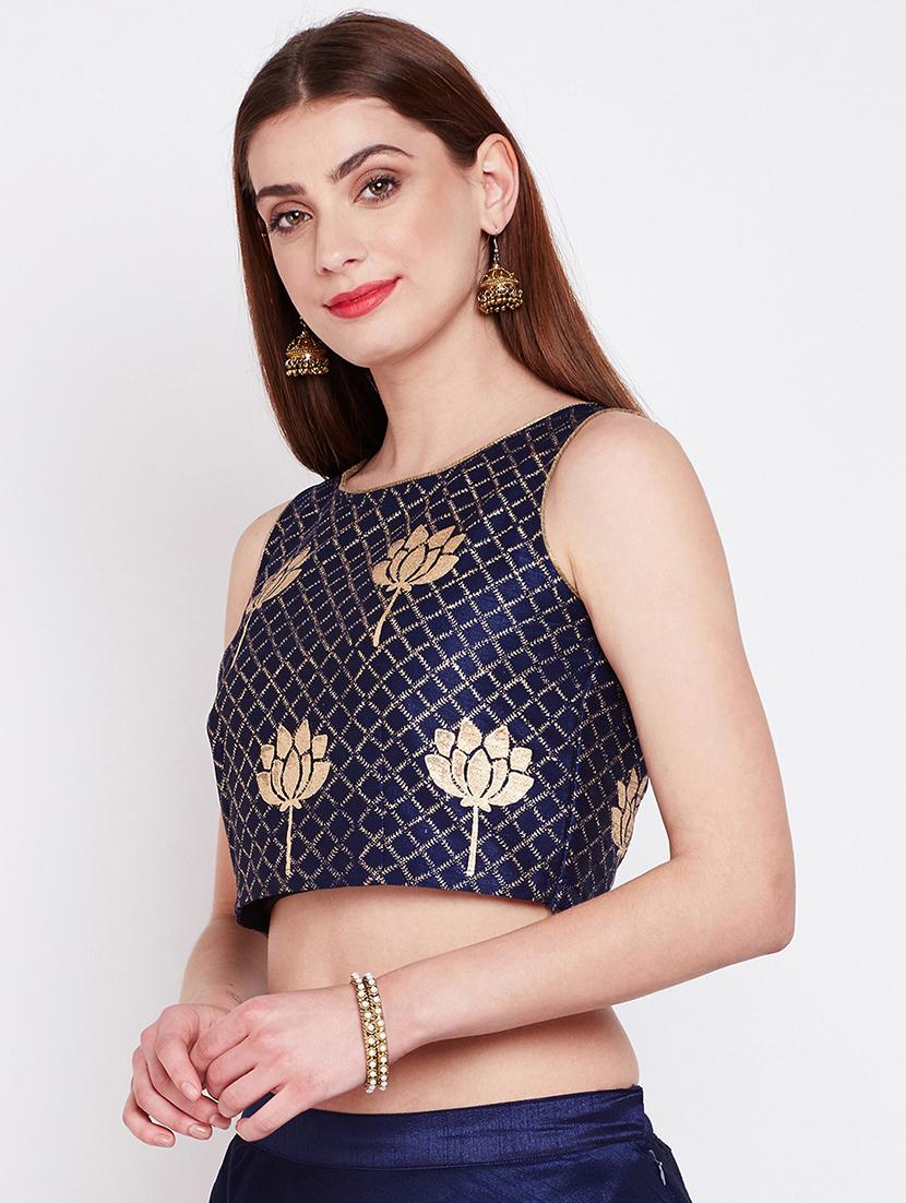 foil printed blouse - 16228266 - Zoom Image - 2