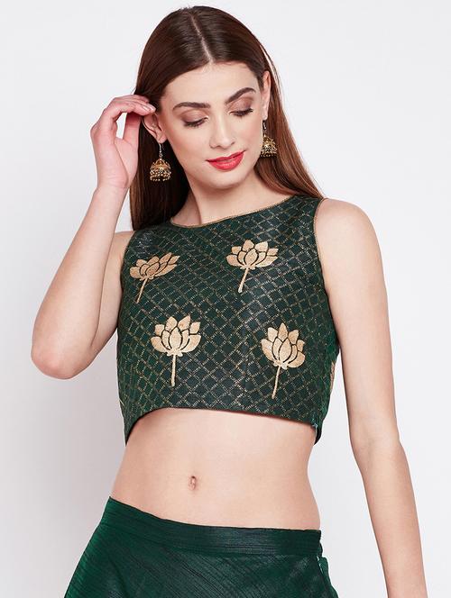 foil printed blouse - 16228267 - Standard Image - 1