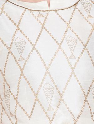 foil printed blouse - 16228269 - Standard Image - 5
